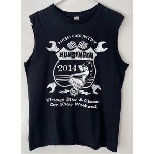 High Country Vintage Bike & Car Show Cut Off Tank Top